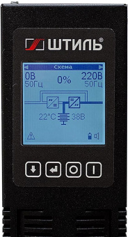 Источник бесперебойного питания Штиль STR STR1102SL 1800Вт 2000ВА черный - купить недорого с доставкой в интернет-магазине