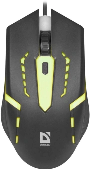 Мышь Defender Flash MB-600L черный оптическая 1200dpi USB 3but (52600) - купить недорого с доставкой в интернет-магазине