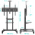 Стойка для телевизора Onkron TS1891 черный 50"-90" макс.100кг напольный мобильный - купить недорого с доставкой в интернет-магазине