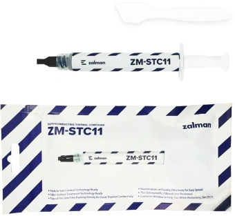 Термопаста Zalman ZM-STC11 18.5Вт/(мК) шприц 2гр. - купить недорого с доставкой в интернет-магазине