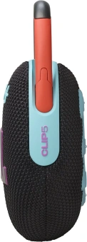 Колонка порт. JBL Clip 5 черный/оранжевый 7W Mono BT 10м 1400mAh - купить недорого с доставкой в интернет-магазине