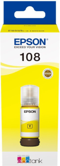 Чернила Epson 108 C13T09C44A желтый 70мл для Epson L8050/L18050 - купить недорого с доставкой в интернет-магазине