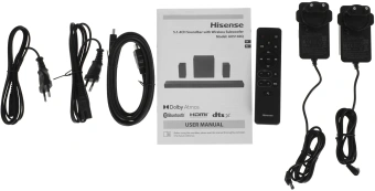 Саундбар Hisense AX5140Q 5.1.4 320Вт+280Вт черный - купить недорого с доставкой в интернет-магазине