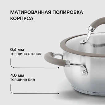 Набор посуды Rondell Balance RDS-756 8 предметов - купить недорого с доставкой в интернет-магазине