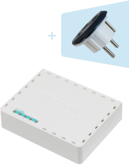 Роутер MikroTik hEX lite (RB750R2) 10/100BASE-TX белый - купить недорого с доставкой в интернет-магазине