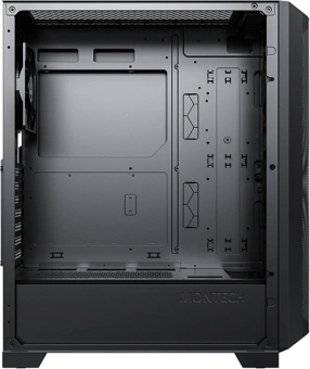 Корпус Montech Sky One Lite черный без БП ATX 3x120mm 2xUSB3.0 1xUSB3.1 audio bott PSU - купить недорого с доставкой в интернет-магазине