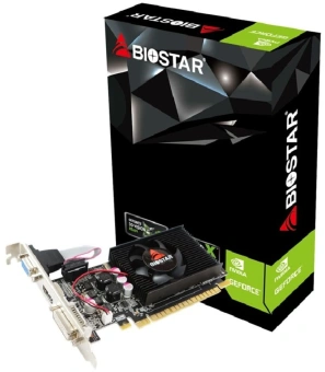 Видеокарта Biostar PCI-E GeForce GT610 NVIDIA GeForce GT 610 2Gb 64bit DDR3 700/1333 DVIx1 HDMIx1 CRTx1 HDCP Ret low profile - купить недорого с доставкой в интернет-магазине