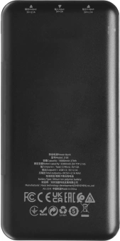Мобильный аккумулятор Hoco J100 High-ranking 10000mAh 2.1A 2xUSB-A черный - купить недорого с доставкой в интернет-магазине