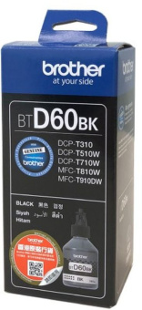 Чернила Brother BTD60BK черный 108мл для Brother DCP-T310/510/710/810 - купить недорого с доставкой в интернет-магазине