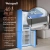 Холодильник Weissgauff WCD 450 Rock Glass NoFrost Inverter 3-хкамерн. графит темный инвертер - купить недорого с доставкой в интернет-магазине