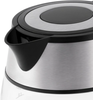 Чайник электрический Vitek VT-7037 1.7л. 2200Вт прозрачный/черный корпус: стекло/металл/пластик - купить недорого с доставкой в интернет-магазине