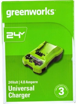 Зарядное устройство Greenworks G24C4 (2946407) - купить недорого с доставкой в интернет-магазине