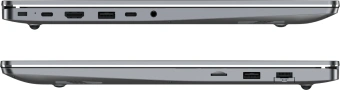 Ноутбук Tecno MegaBook K16SDA Ryzen 5 7430U 16Gb SSD1Tb AMD Radeon Graphics 16" IPS WUXGA (1920x1200) Windows 11 Home grey WiFi BT Cam 6060mAh (71005000262) - купить недорого с доставкой в интернет-магазине