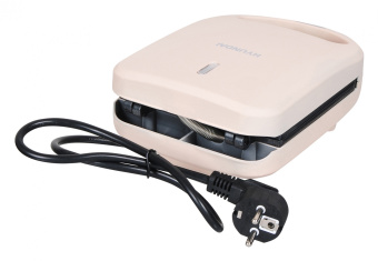 Сэндвичница Hyundai HYSM-1101 600Вт бежевый - купить недорого с доставкой в интернет-магазине