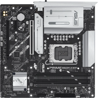 Материнская плата Asus PRIME B860M-A WIFI Soc-1851 Intel B860 4xDDR5 mATX AC`97 8ch(7.1) 2.5Gg RAID+HDMI+DP - купить недорого с доставкой в интернет-магазине