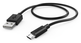 Кабель Hama 00178328 USB (m)-micro USB (m) 0.6м черный - купить недорого с доставкой в интернет-магазине