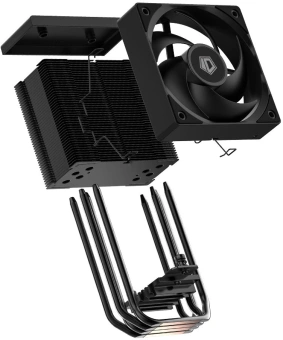 Устройство охлаждения(кулер) ID-Cooling SE-904-XT Soc-AM5/AM4/1200/1700/1851 черный 4-pin 14-29.1dB Al+Cu 180W 430gr Ret (SE-904-XT BLACK) - купить недорого с доставкой в интернет-магазине