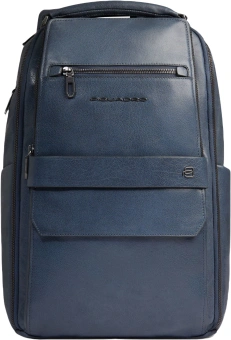 Рюкзак мужской Piquadro Solm CA7022S141/AV серо-голубой кожа - купить недорого с доставкой в интернет-магазине