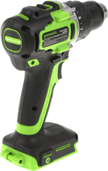 Дрель-шуруповерт Greenworks GD24DD90 аккум. патрон:быстрозажимной (3707507) - купить недорого с доставкой в интернет-магазине
