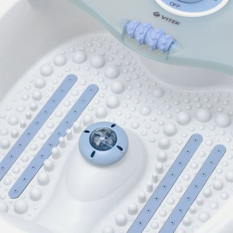 Гидромассажная ванночка для ног Vitek 1381-VT-02 белый/синий - купить недорого с доставкой в интернет-магазине