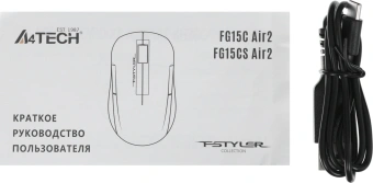 Мышь A4Tech Fstyler FG15CS Air2 желтый оптическая 1200dpi silent беспров. USB для ноутбука 3but - купить недорого с доставкой в интернет-магазине