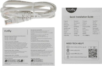 Роутер беспроводной Cudy WR3000S AX3000 10/100/1000BASE-TX белый - купить недорого с доставкой в интернет-магазине