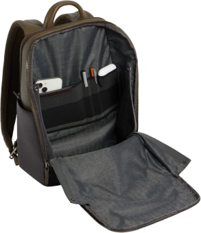 Рюкзак мужской Piquadro Black Square CA6503B3/VETM хаки натур.кожа - купить недорого с доставкой в интернет-магазине
