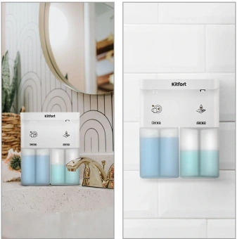 Диспенсер автоматический Kitfort КТ-6062 3.7Вт 300мл. белый - купить недорого с доставкой в интернет-магазине