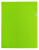 Папка-уголок Бюрократ Double Neon DNECLETT A4 пластик 0.18мм салатовый - купить недорого с доставкой в интернет-магазине