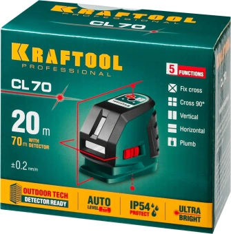 Нивелир лазерн. Kraftool 34660-4 цв.луч. красный 2луч. - купить недорого с доставкой в интернет-магазине