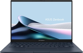 Ноутбук Asus Zenbook 14 OLED UX3405MA-QD489 Core Ultra 5 125H 16Gb SSD1Tb Intel Arc 14" OLED FHD+ (1920x1200) noOS blue WiFi BT Cam Bag (90NB11R1-M00ST0) - купить недорого с доставкой в интернет-магазине