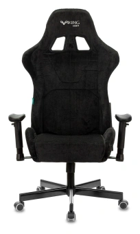Кресло игровое Zombie VIKING KNIGHT Fabric черный Light-20 с подголов. крестов. металл - купить недорого с доставкой в интернет-магазине