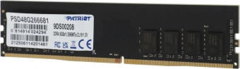 Память DDR4 8GB 2666MHz Patriot PSD48G266681 Signature RTL PC4-21300 CL19 DIMM 288-pin 1.2В single rank Ret - купить недорого с доставкой в интернет-магазине