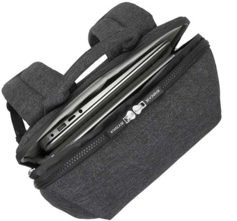 Рюкзак для ноутбука 15.6" Riva 8861 черный полиуретан/полиэстер (8861 BLACK) - купить недорого с доставкой в интернет-магазине