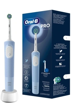 Зубная щетка электрическая Oral-B Vitality Pro голубой - купить недорого с доставкой в интернет-магазине