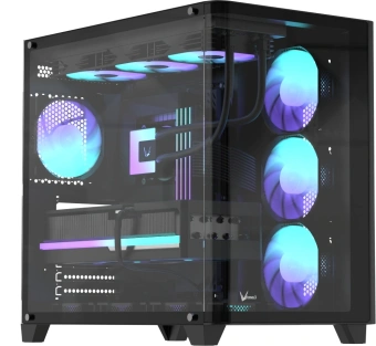 Корпус Formula Crystal U2 черный без БП ATX 1xUSB2.0 1xUSB3.0 1xUSB3.1 audio bott PSU - купить недорого с доставкой в интернет-магазине