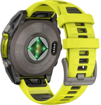 Смарт-часы Garmin Fenix 8 Solar 47мм 1.3" MIP корп.серебристый рем.желтый (010-02906-21) - купить недорого с доставкой в интернет-магазине