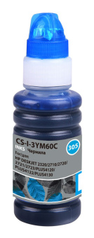 Чернила Cactus CS-I-3YM60C №305 голубой 100мл для HP DeskJet 2710/2120/2721/2722/2723 - купить недорого с доставкой в интернет-магазине