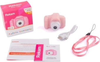 Фотоаппарат Rekam iLook K330i розовый 20Mpix 2" 720p microSDHC CMOS/Li-Ion - купить недорого с доставкой в интернет-магазине