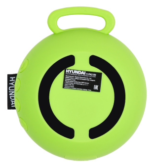 Колонка порт. Hyundai H-PAC130 св.зеленый 3W 1.0 BT 10м 300mAh - купить недорого с доставкой в интернет-магазине