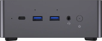 ПК Мини Chuwi AuBox Ryzen AI 9 365 (2) 32Gb SSD1Tb Radeon 880M Windows 11 Pro 2x2.5GbitEth WiFi BT 120W серебристый/черный - купить недорого с доставкой в интернет-магазине