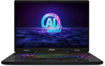 Ноутбук MSI Pulse 16 AI C1VGKG-018RU Core Ultra 7 155H 16Gb SSD1Tb NVIDIA GeForce RTX4070 8Gb 16" IPS QHD+ (2560x1600) Windows 11 Home black WiFi BT Cam (9S7-15P311-018) - купить недорого с доставкой в интернет-магазине