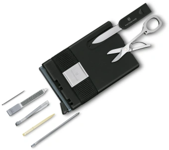 Швейцарская карта Victorinox Smart Card Wallet Sharp (0.7250.36) серый коробка подарочная - купить недорого с доставкой в интернет-магазине
