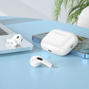 Гарнитура внутриканальные Hoco EW77 белый беспроводные bluetooth в ушной раковине (31792) - купить недорого с доставкой в интернет-магазине