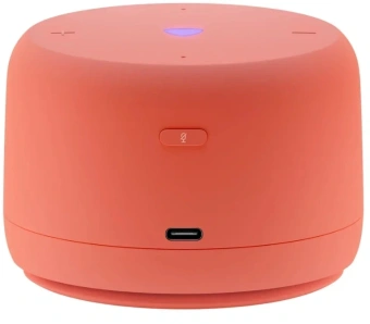 Умная колонка Yandex Станция Лайт 2 без часов Алиса coral 6W 1.0 BT/Wi-Fi 10м (YNDX-00028ORG) - купить недорого с доставкой в интернет-магазине