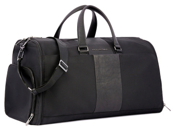 Сумка дорожная Piquadro Brief2 PA6147BR2/N черная нейлон/натур.кожа - купить недорого с доставкой в интернет-магазине