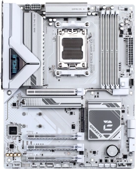 Материнская плата Gigabyte B850 EAGLE WF7 ICE SocketAM5 AMD B850 4xDDR5 ATX AC`97 8ch(7.1) 2.5Gg RAID+HDMI+DP - купить недорого с доставкой в интернет-магазине