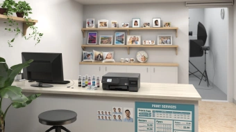 МФУ струйный Epson EcoTank L8100 (C11CK94402) A4 WiFi черный - купить недорого с доставкой в интернет-магазине