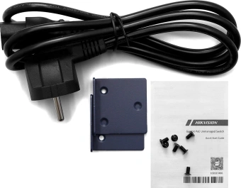 Коммутатор Hikvision DS-3E0326P-E(C) (L2) 24x100Мбит/с 2x1Гбит/с 2SFP 24PoE 370W неуправляемый - купить недорого с доставкой в интернет-магазине