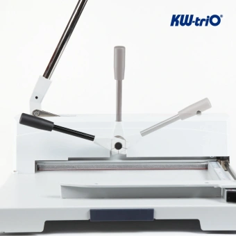 Резак гильотинный Kw-Trio 3943 A4/150лист./370мм/ручн.прижим - купить недорого с доставкой в интернет-магазине